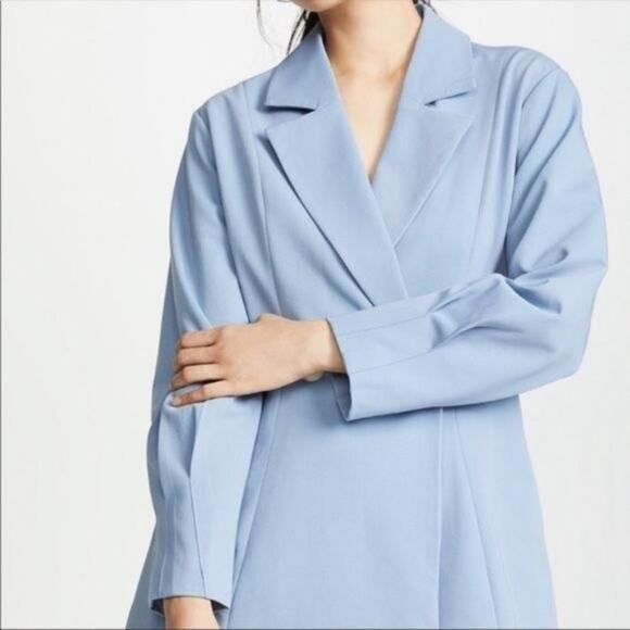 NWT Free People x Chriselle Lim Blue Blazer - Picture 4 of 8